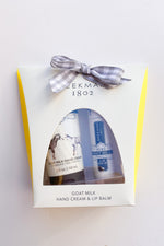 mode, hand cream + lip balm set