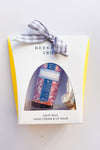 mode, hand cream + lip balm set
