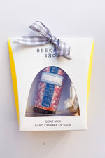 mode, hand cream + lip balm set