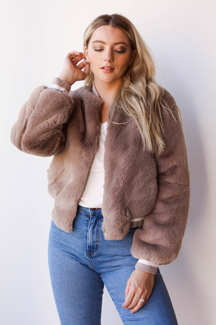 mode, melt my heart fur jacket