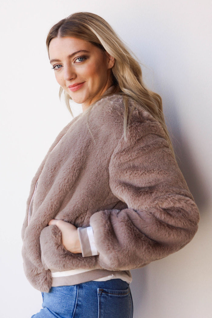 mode, melt my heart fur jacket