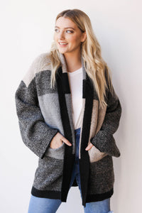 mode, Sierra colorblock coatigan