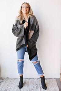 mode, Sierra colorblock coatigan