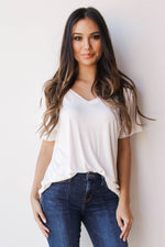 mode, day by day v neck tee