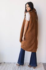 mode, warm + cozy reversible vest