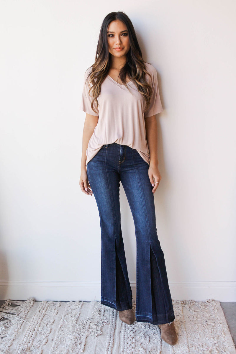mode, day by day v neck tee