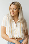 mode, hang out crop blouse