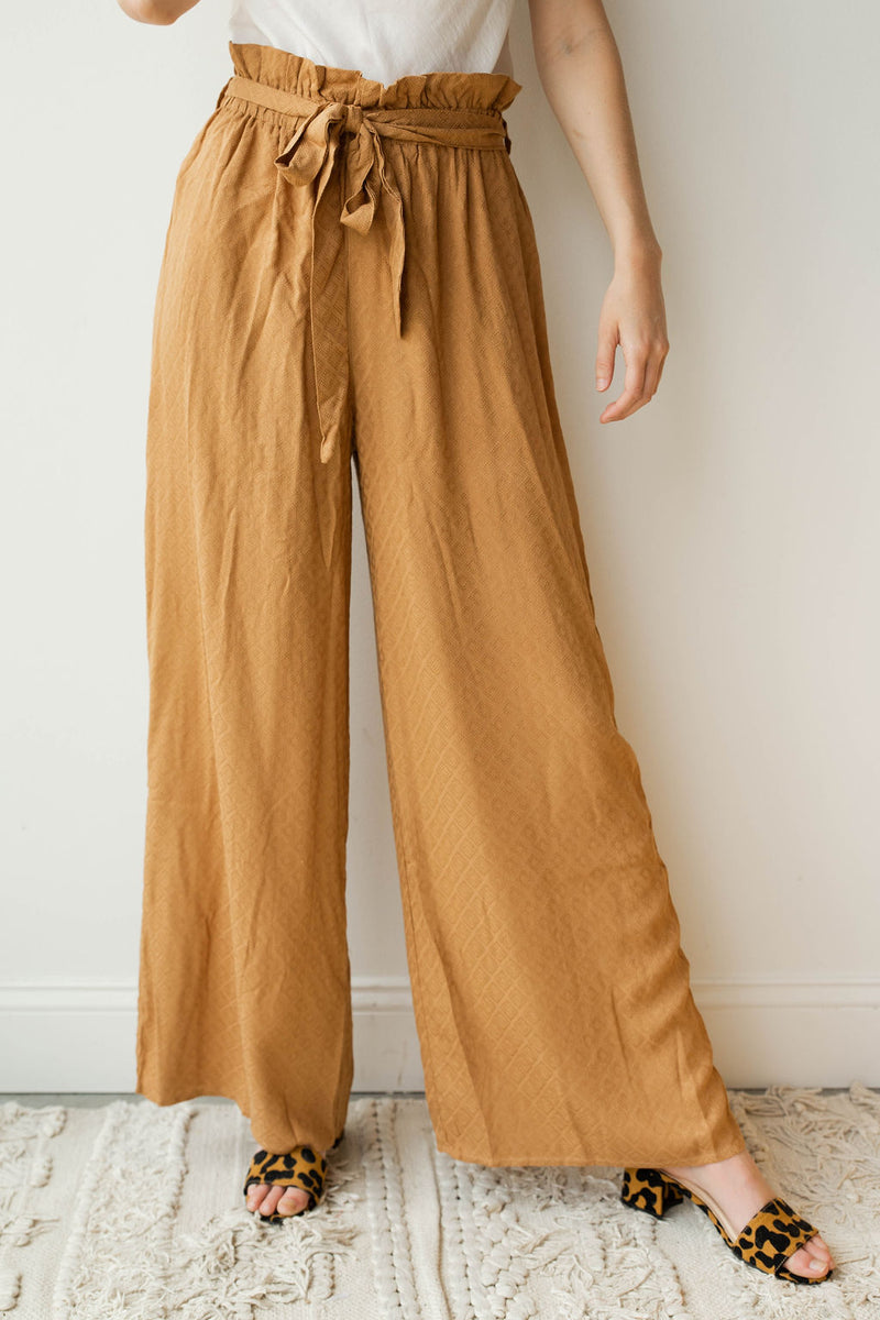 mode, put together wide leg pants