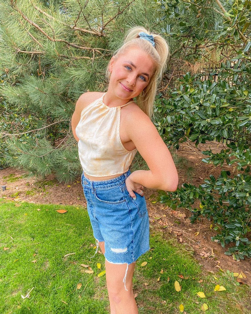cloudy dream halter top