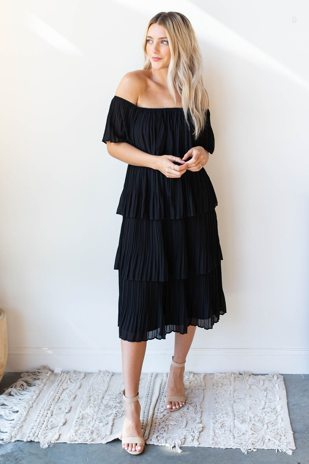 mode, dancing the night away tiered dress