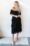 mode, dancing the night away tiered dress