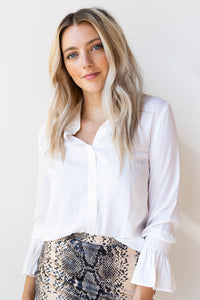 mode, really living button blouse