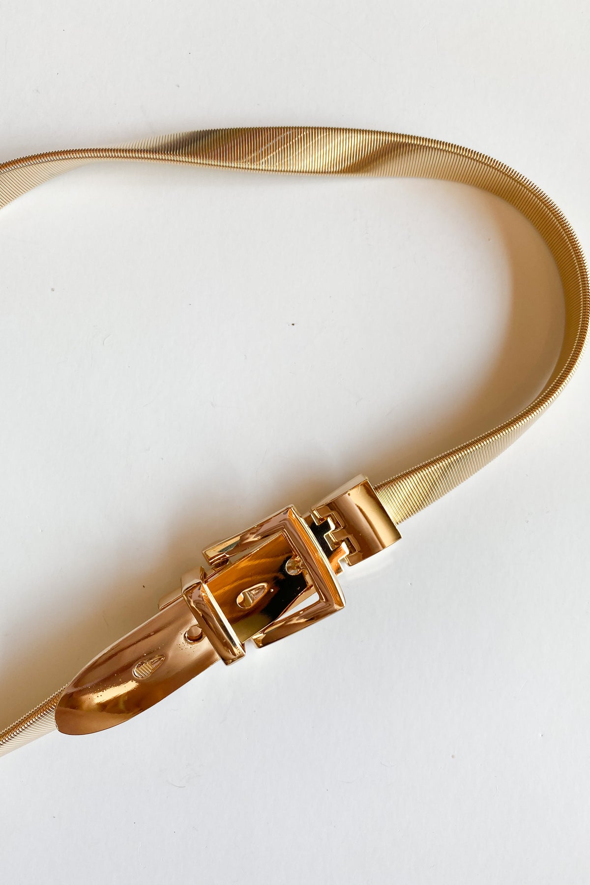 mode, metal buckle belt