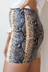 mode, queen python skirt