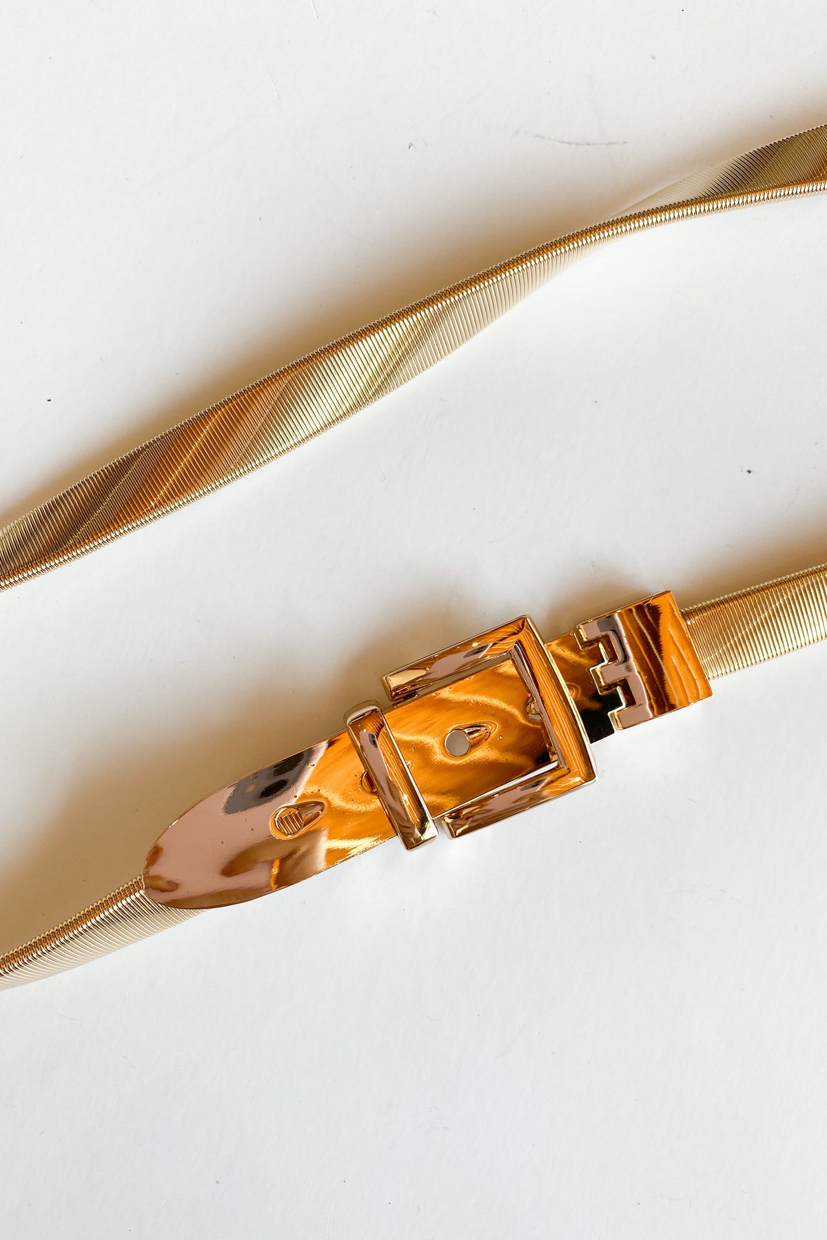 mode, metal buckle belt