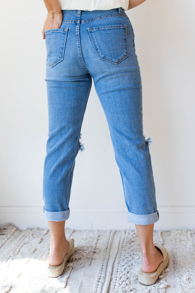 mode, Fara high rise denim