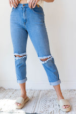mode, Fara high rise denim