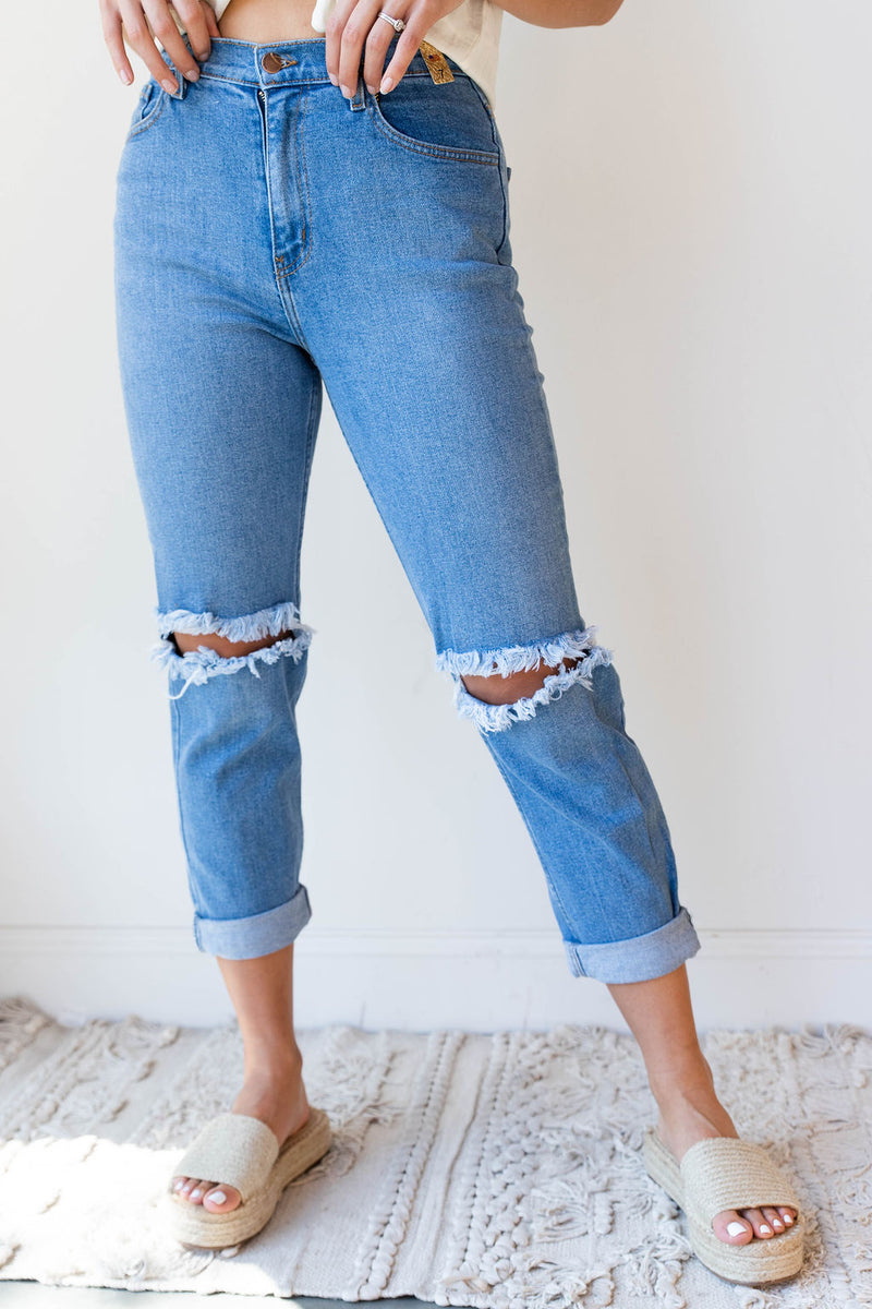 mode, Fara high rise denim