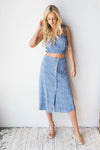 mode, walk in the park set (midi skirt)