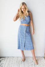 mode, walk in the park set (midi skirt)
