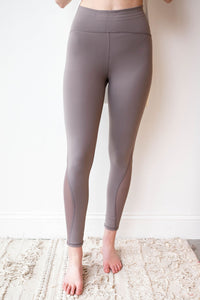 mode, in a mesh legging