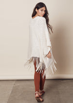 mode, Slub knit Kimono