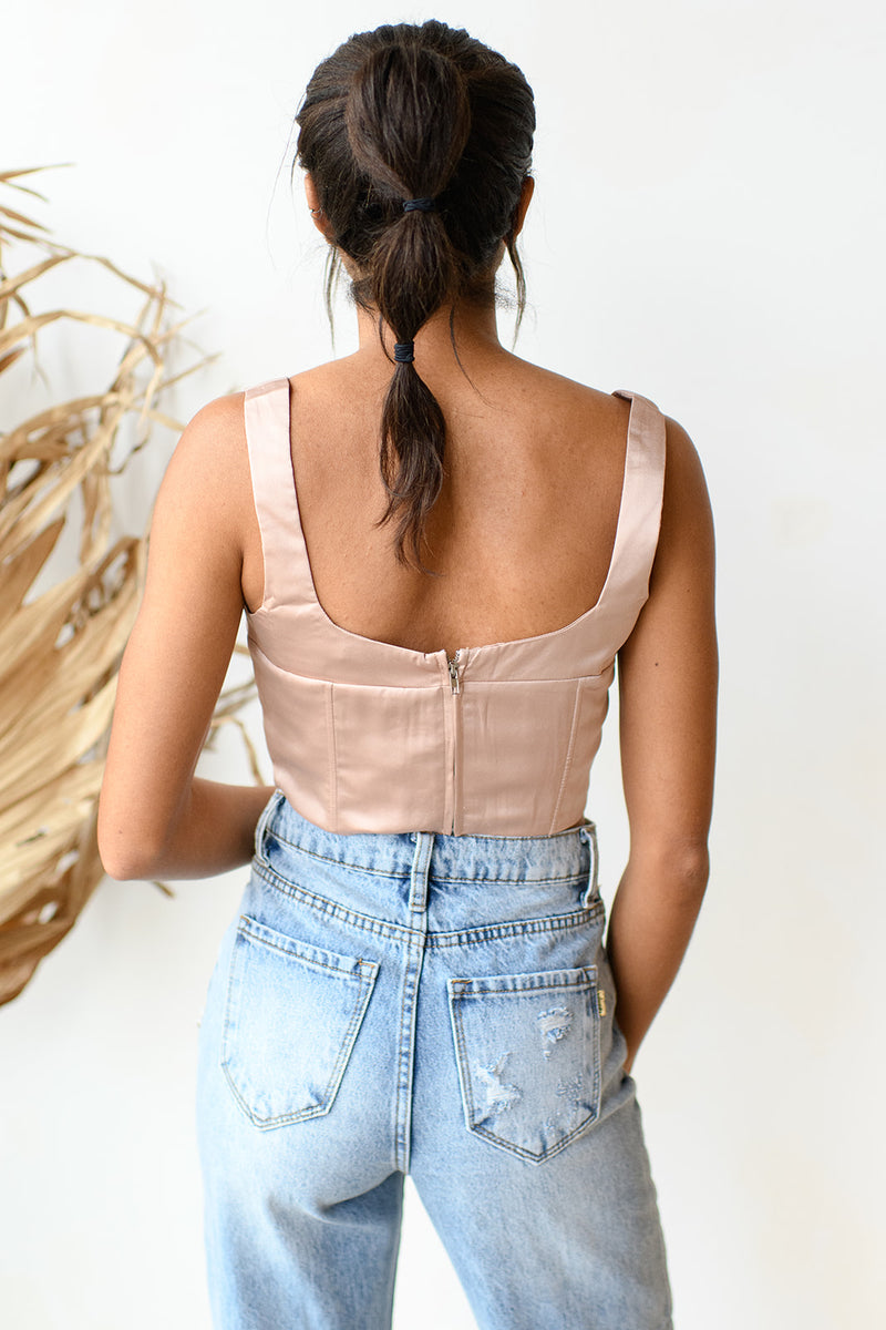 mode, lera satin corset