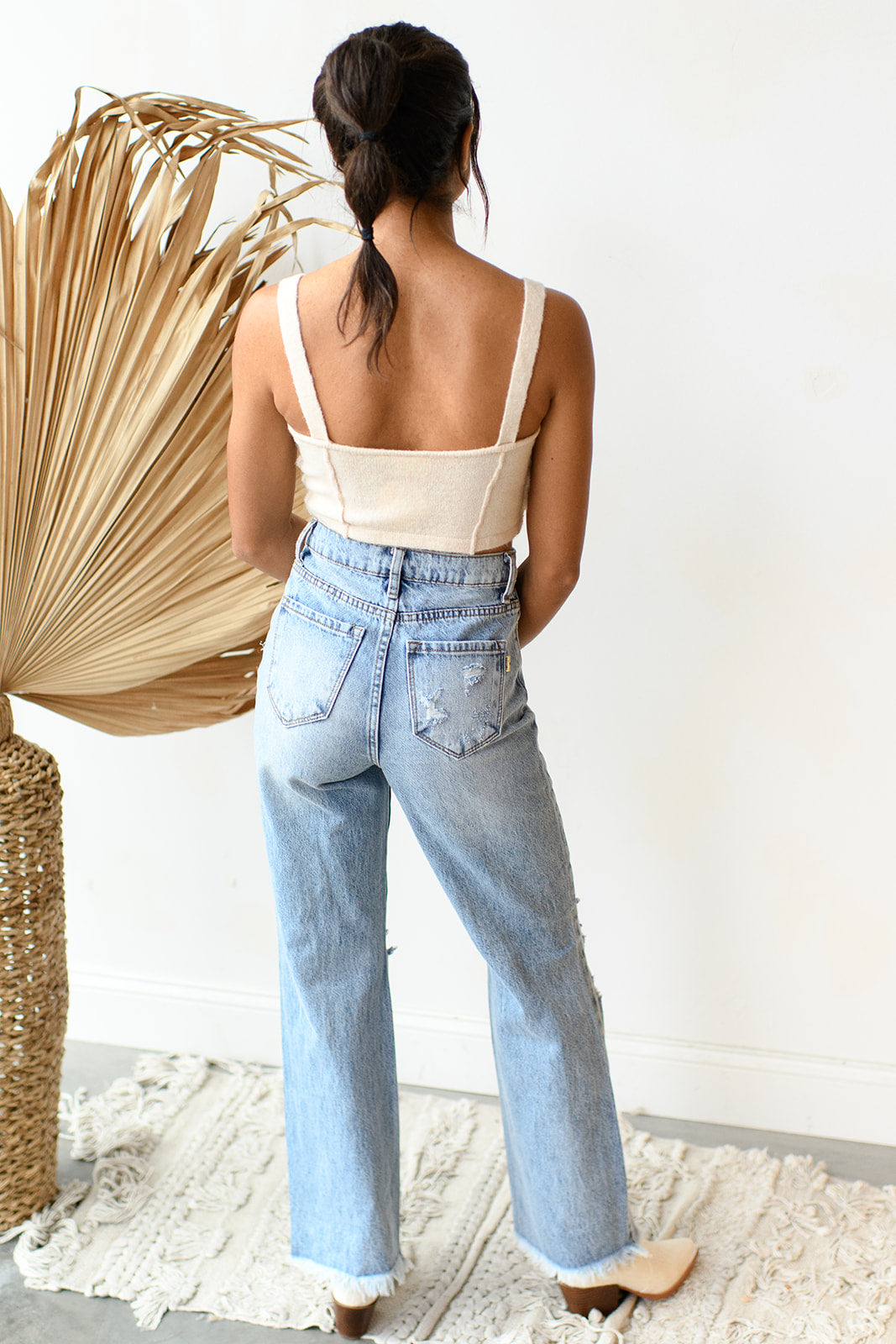 mode, seamed corset top