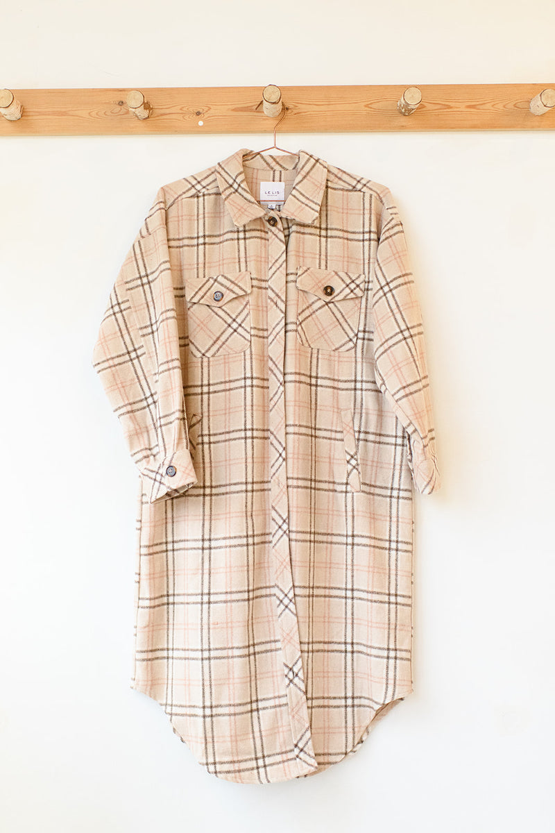 mode, plaid about you shacket