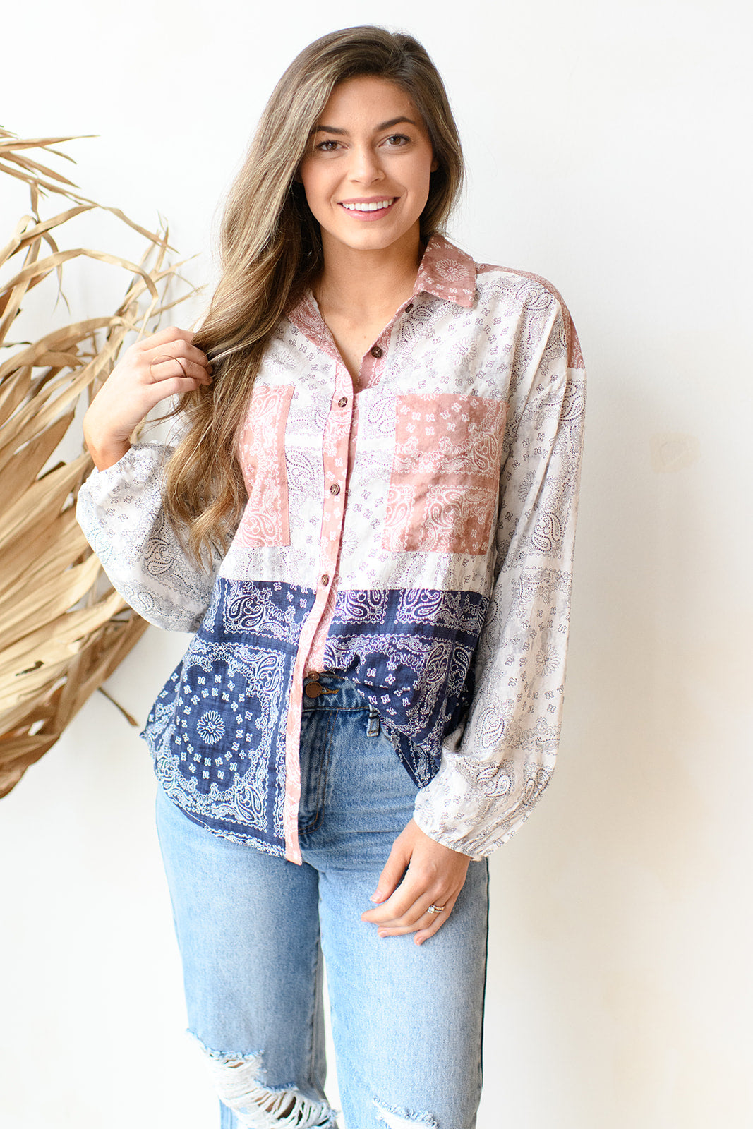 mode, so much love bandana print