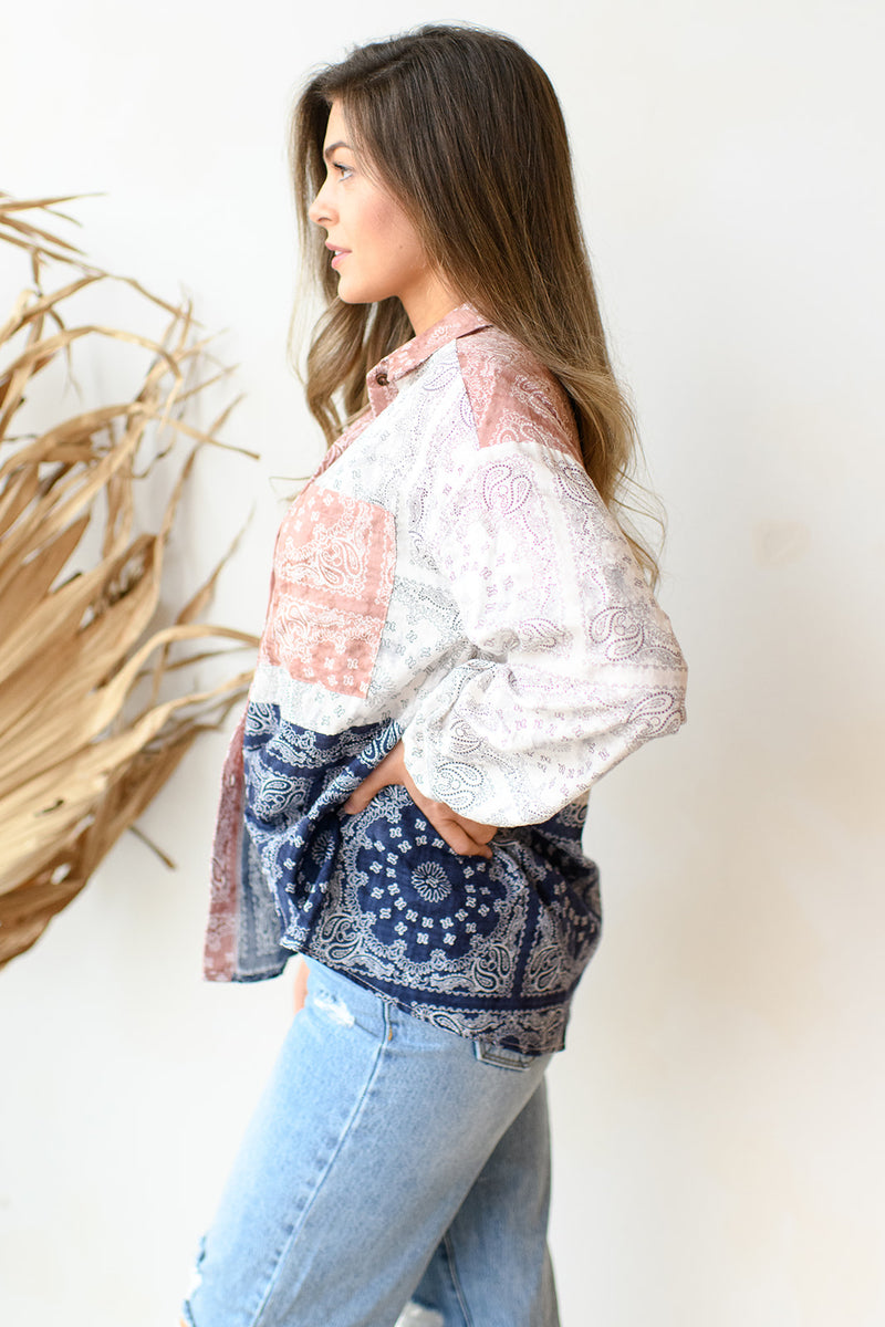 so much love bandana print