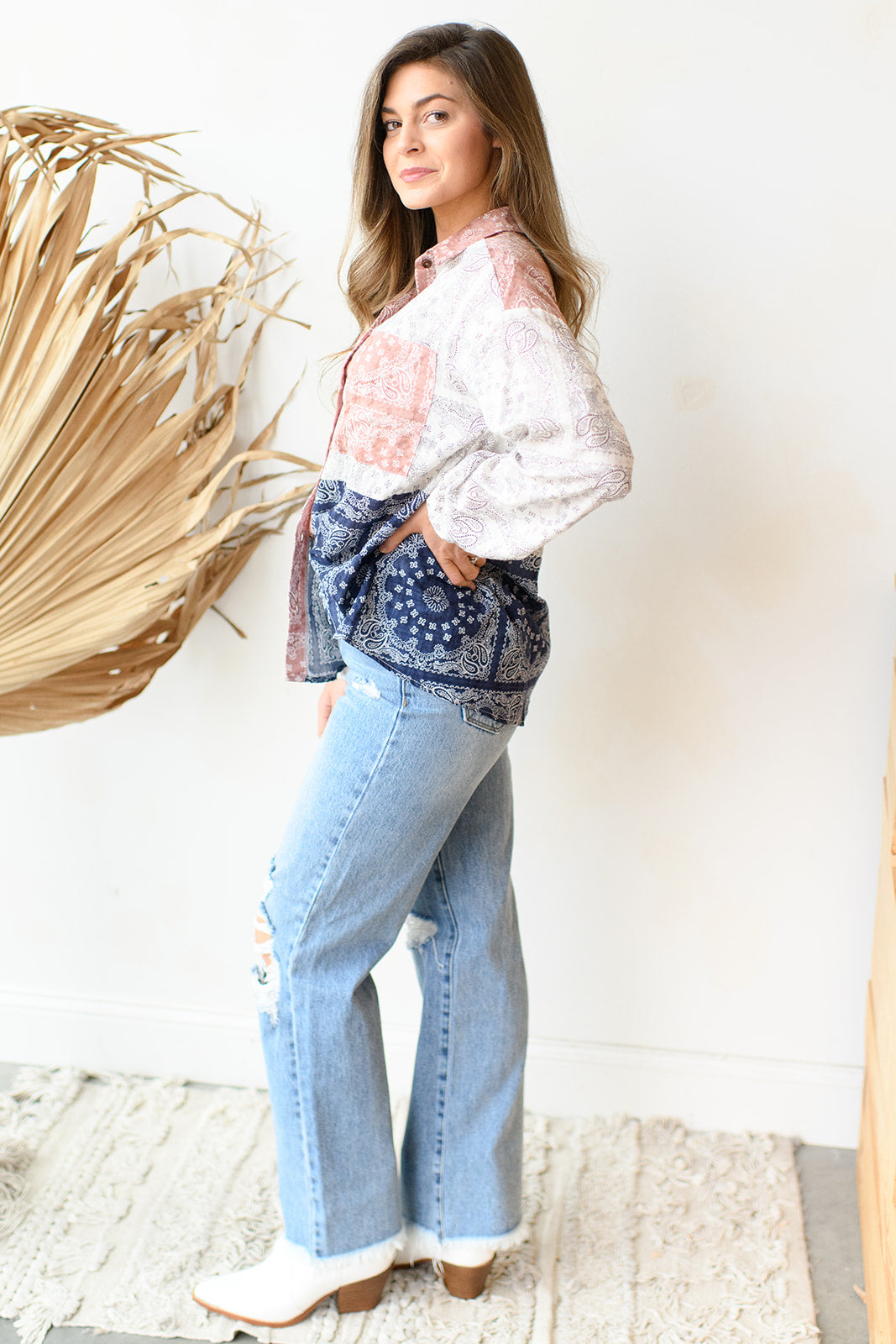 mode, so much love bandana print