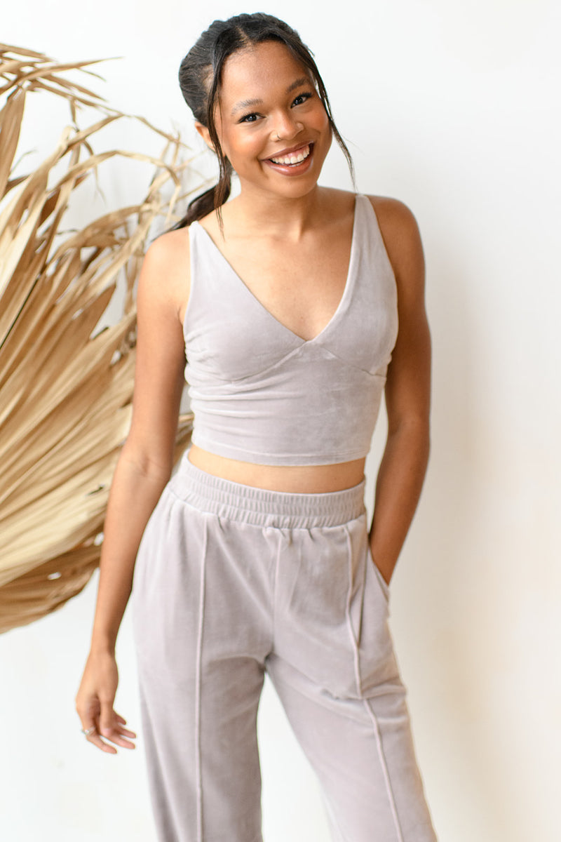 nostalgia velour tank