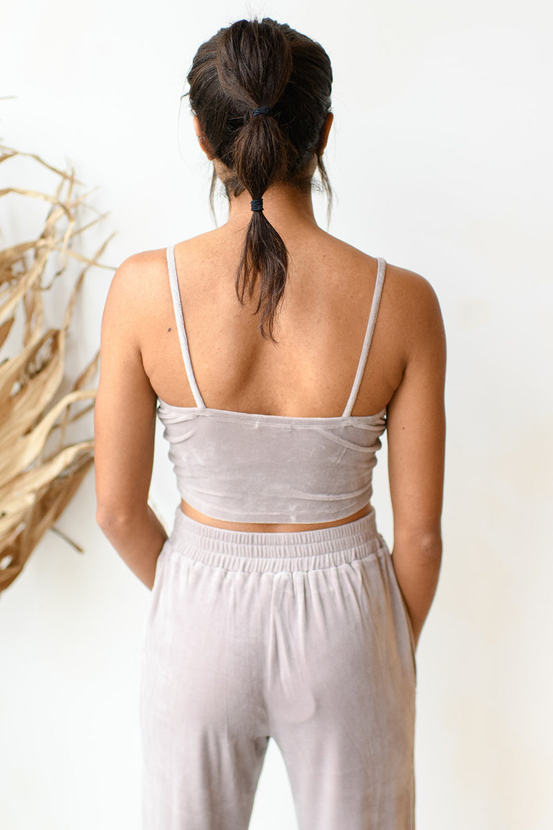 nostalgia velour tank