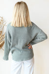 vintage wash waffle knit top