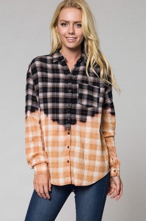 mode, Pita ombre plaid top