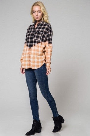 mode, Pita ombre plaid top