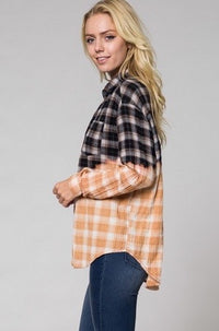 mode, Pita ombre plaid top