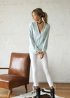 mode, Stacey denim tie back top