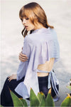 mode, set free tie back blouse