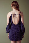 mode, tiny hearts cold shoulder dress