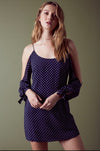 mode, tiny hearts cold shoulder dress