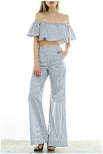 mode, pinstripe set (top)