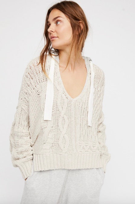 mode, Tierra cable hoodie