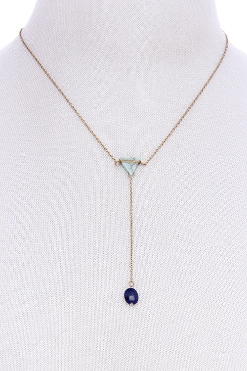 mode, lana lariat drop necklace
