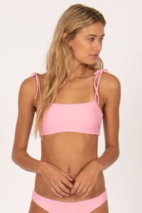 mode, crystal bandeau swim top