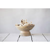 mode, mango wood footed bowl