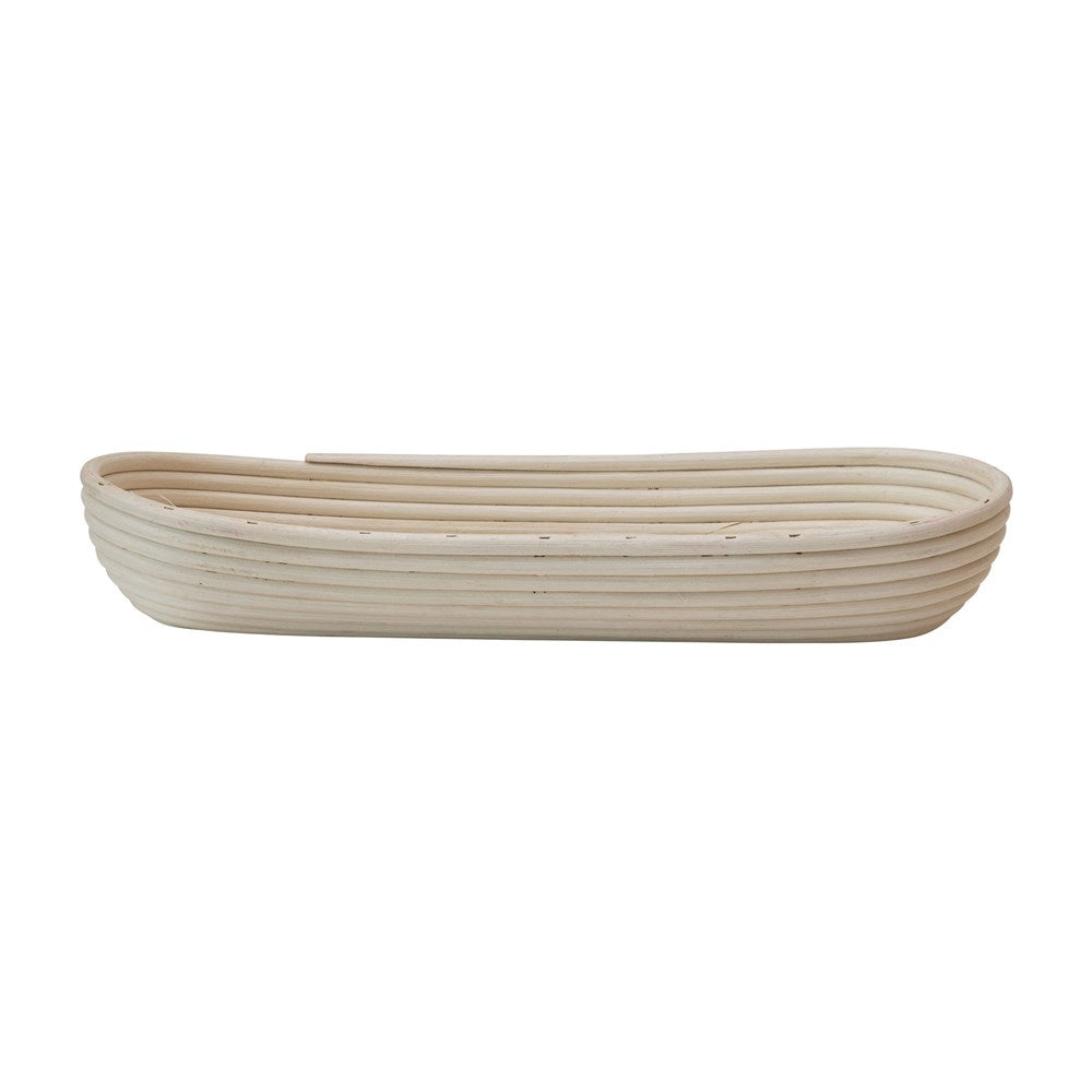 mode, woven rattan baguette basket