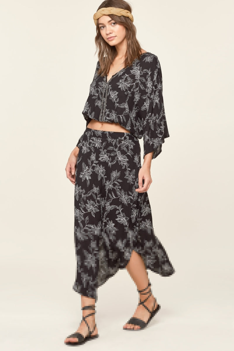 mode, moon dancer woven top