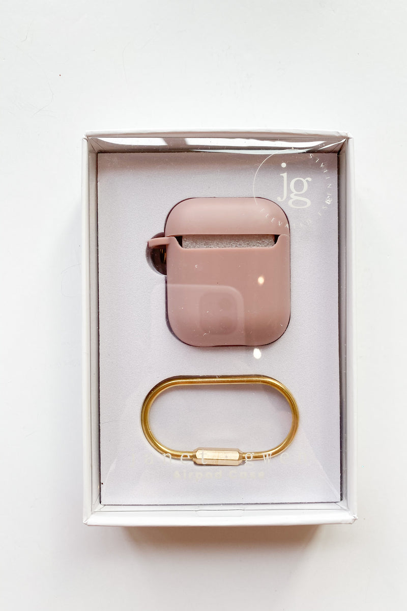 mode, matte pink airpod (1+2) case
